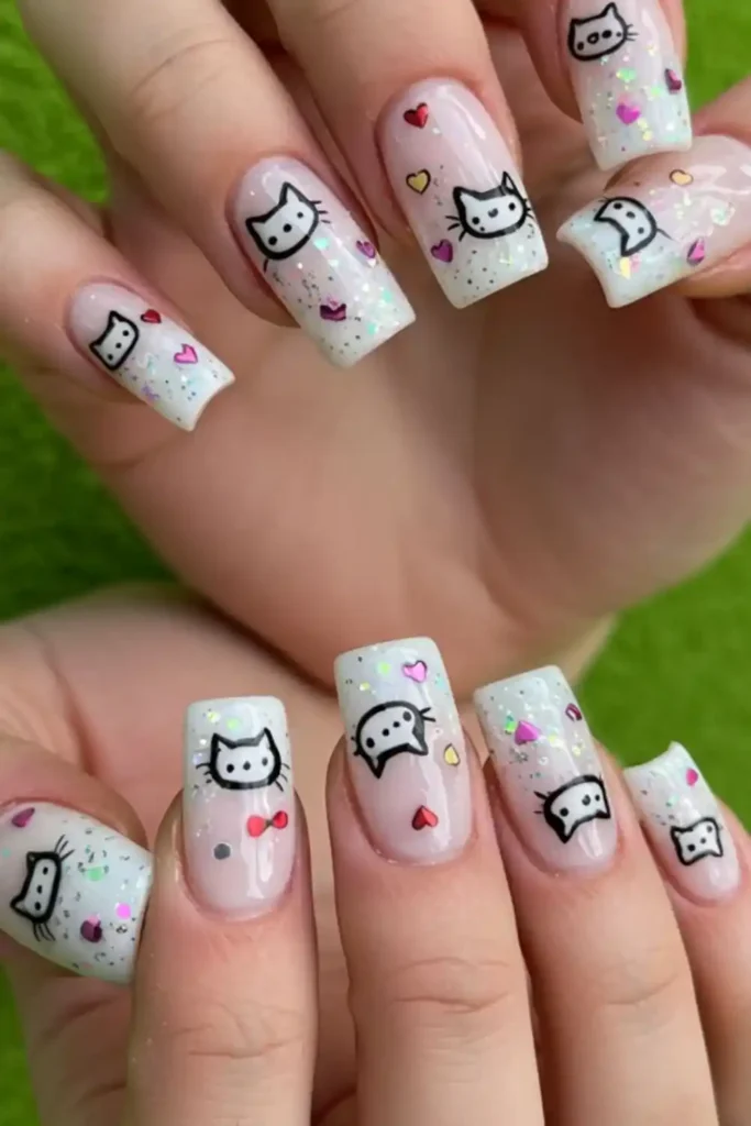 Neon Kitty Sparkle