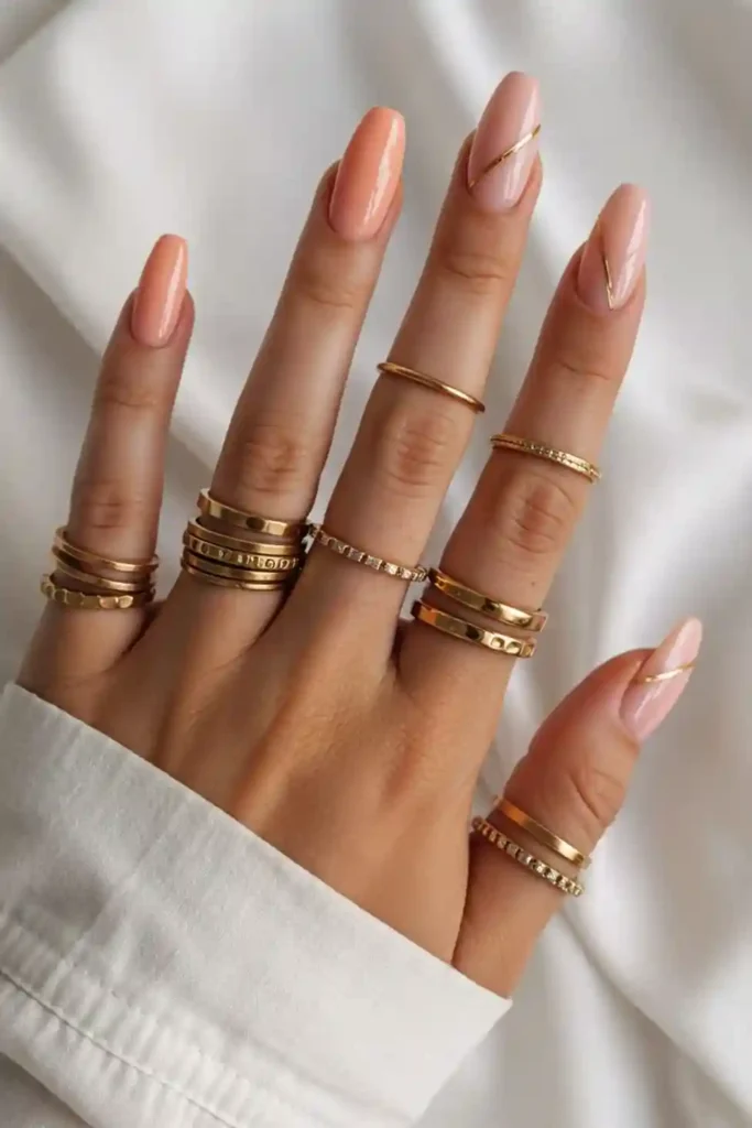 Peachy Coral Elegance