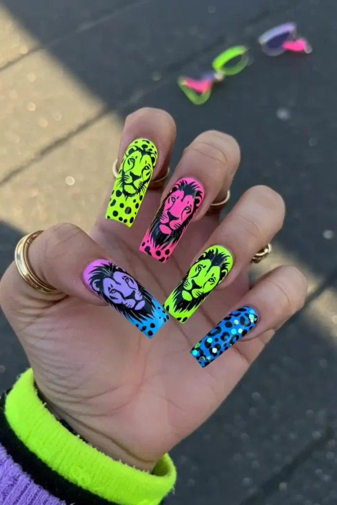 Roaring Neon Glam