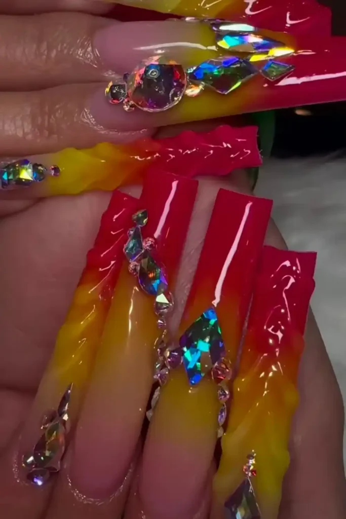 Sunset Lava Drip