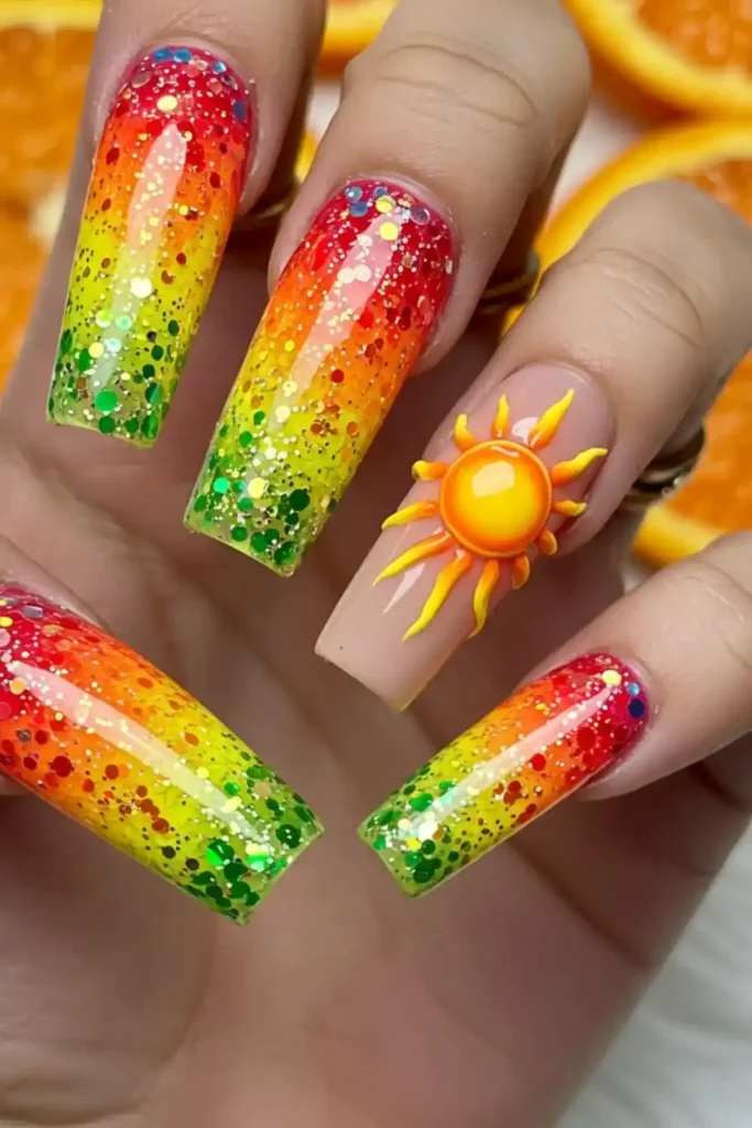 Tropical Glitter Blast
