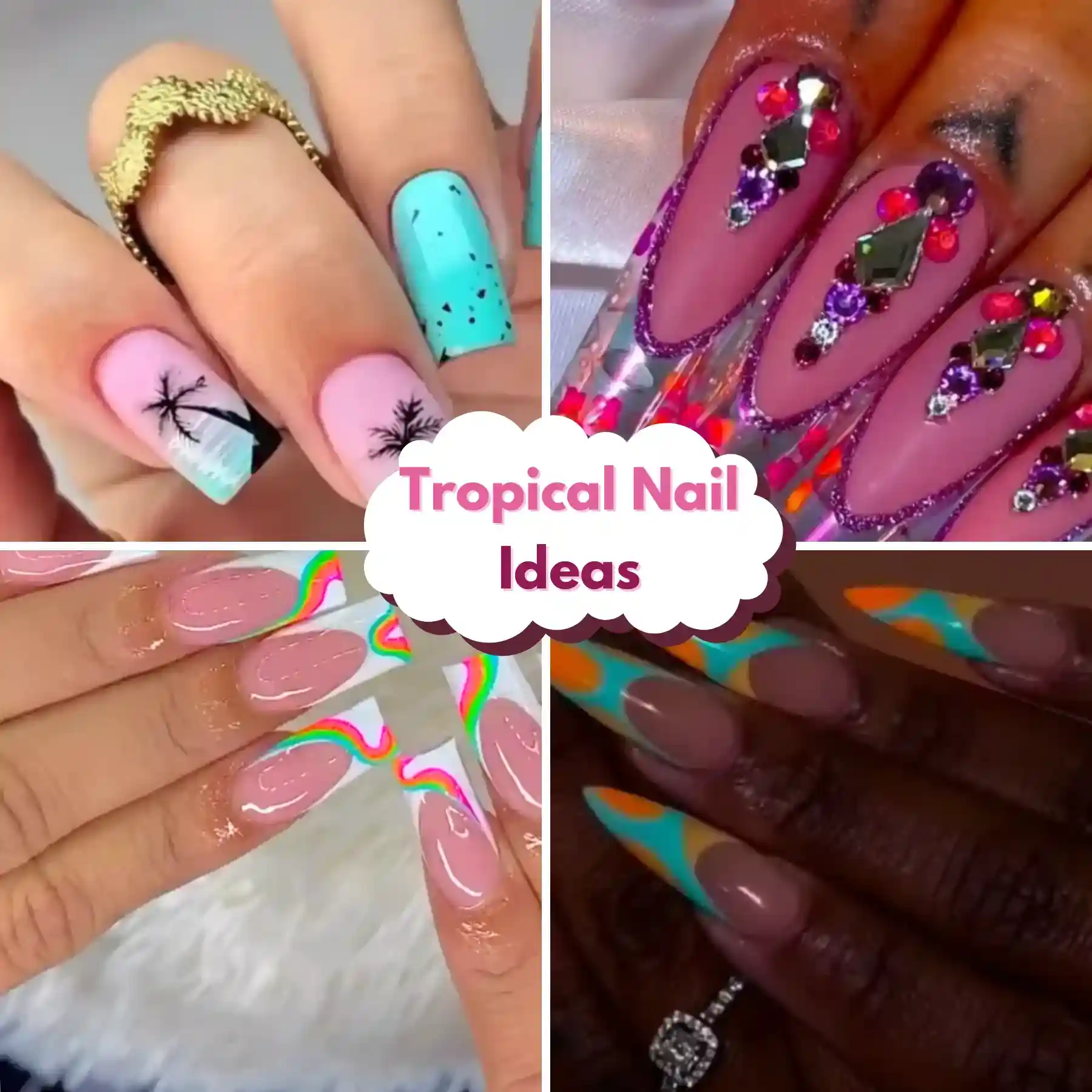 Tropical nail ideas